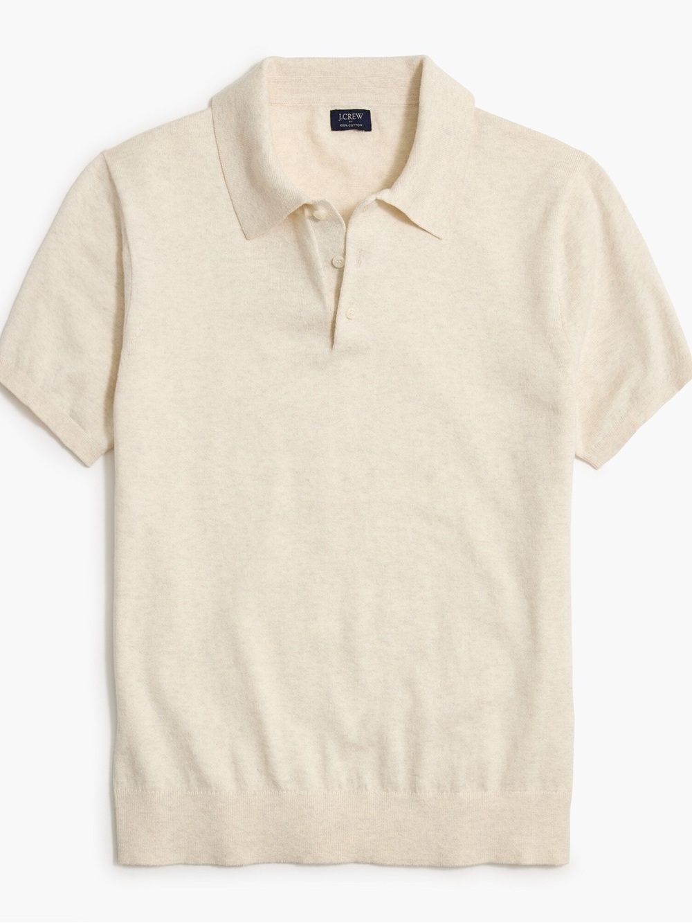 J. Crew Cotton sweater-polo • size medium • BH753